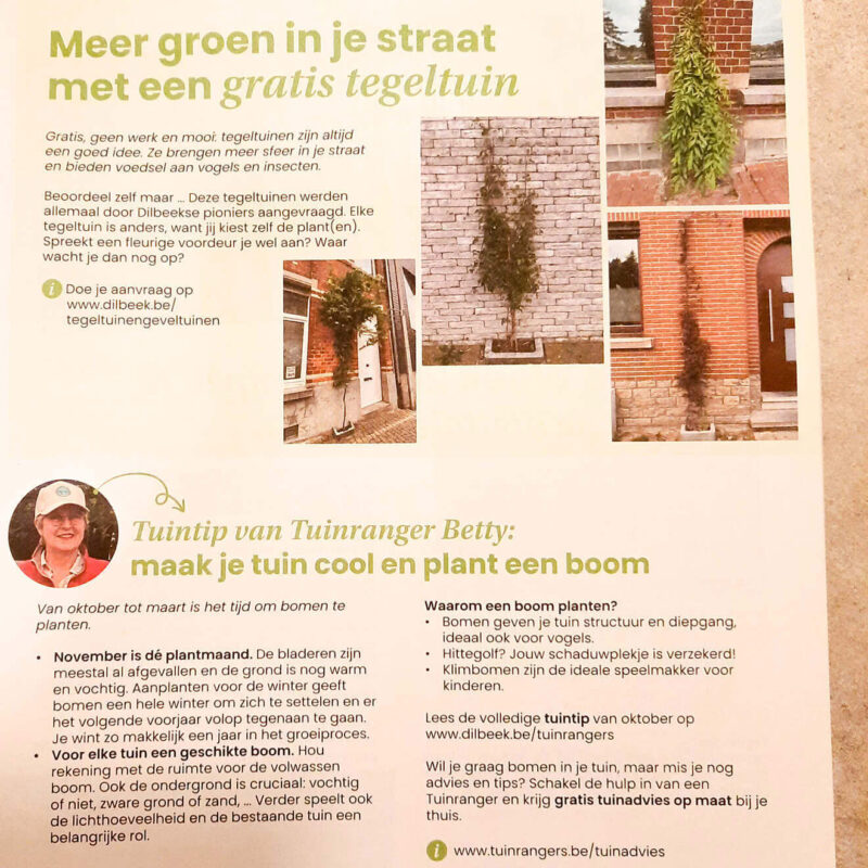 Infozine tuinranger tip